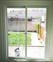 Load image into Gallery viewer, Vinyl Sliding Patio Door 5 ft Clear Glass with LowE/Argon